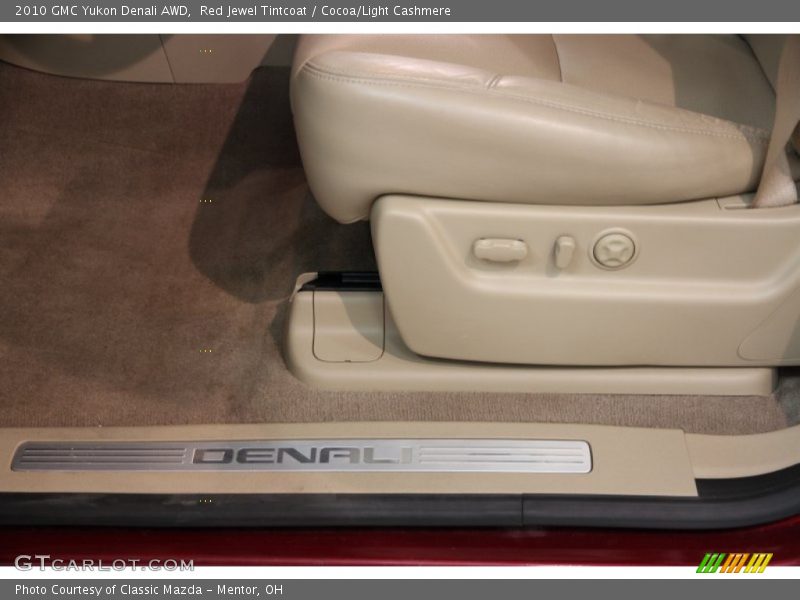 Red Jewel Tintcoat / Cocoa/Light Cashmere 2010 GMC Yukon Denali AWD