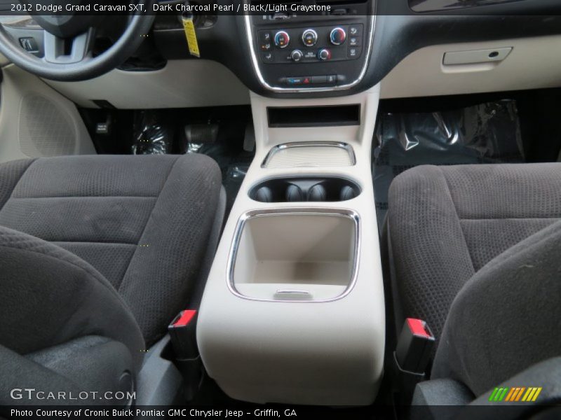 Dark Charcoal Pearl / Black/Light Graystone 2012 Dodge Grand Caravan SXT