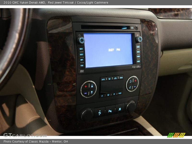 Red Jewel Tintcoat / Cocoa/Light Cashmere 2010 GMC Yukon Denali AWD