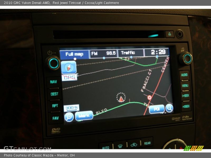 Red Jewel Tintcoat / Cocoa/Light Cashmere 2010 GMC Yukon Denali AWD