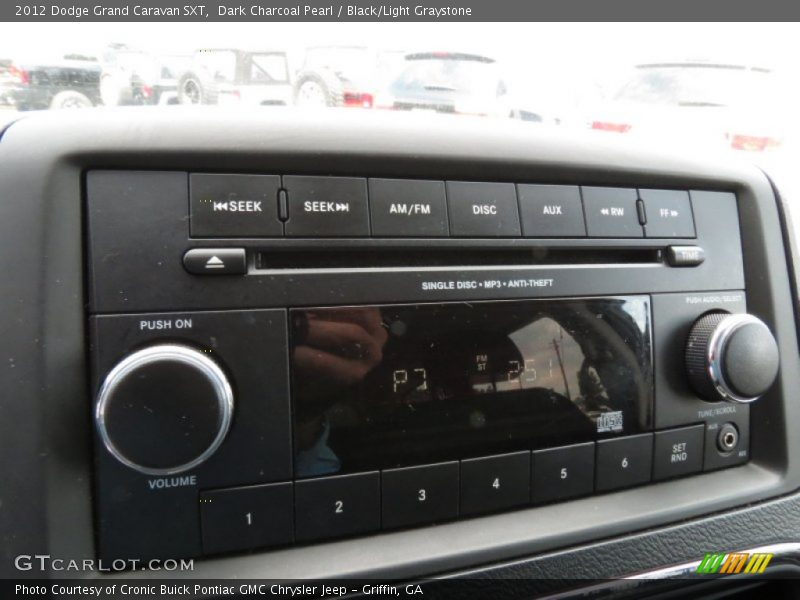 Dark Charcoal Pearl / Black/Light Graystone 2012 Dodge Grand Caravan SXT