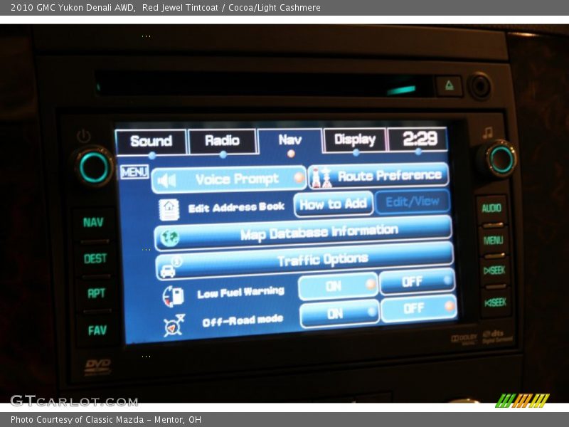 Red Jewel Tintcoat / Cocoa/Light Cashmere 2010 GMC Yukon Denali AWD