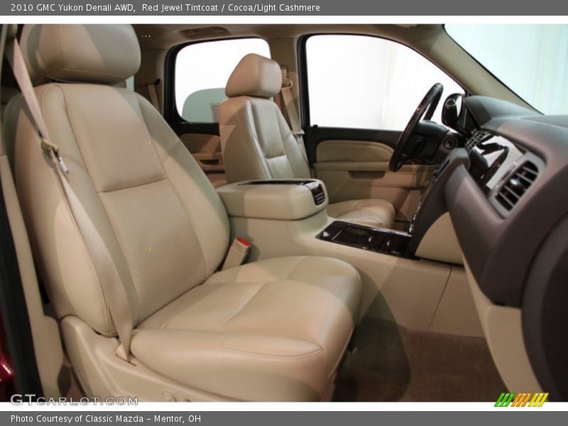 Red Jewel Tintcoat / Cocoa/Light Cashmere 2010 GMC Yukon Denali AWD