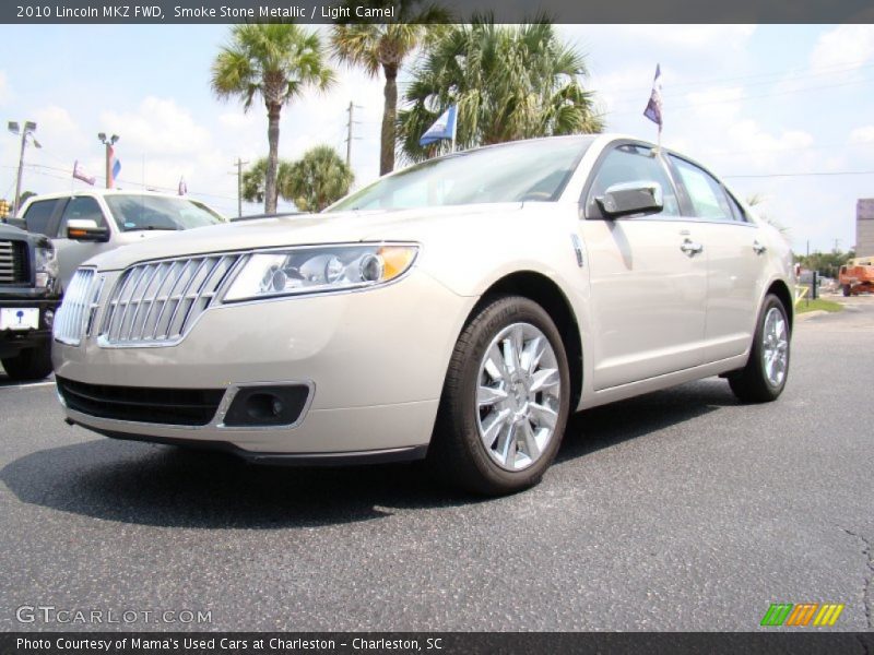 Smoke Stone Metallic / Light Camel 2010 Lincoln MKZ FWD