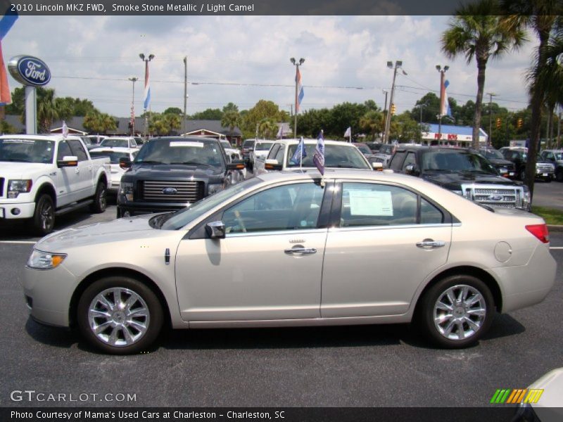 Smoke Stone Metallic / Light Camel 2010 Lincoln MKZ FWD