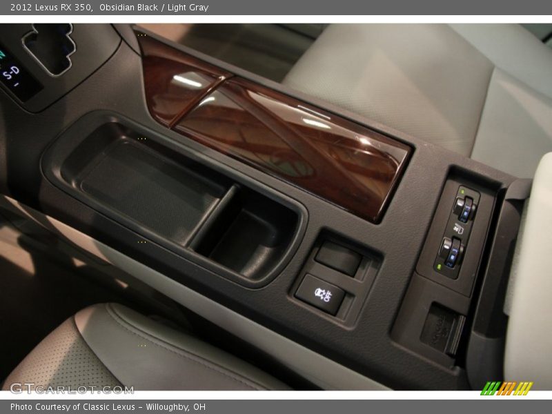 Obsidian Black / Light Gray 2012 Lexus RX 350