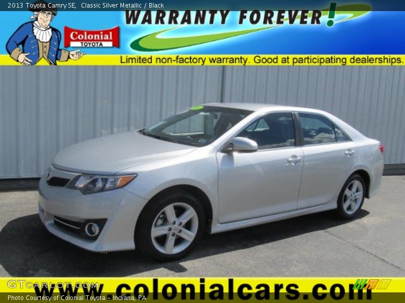 Classic Silver Metallic / Black 2013 Toyota Camry SE