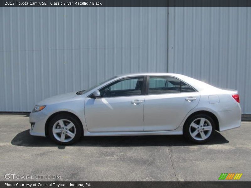 Classic Silver Metallic / Black 2013 Toyota Camry SE