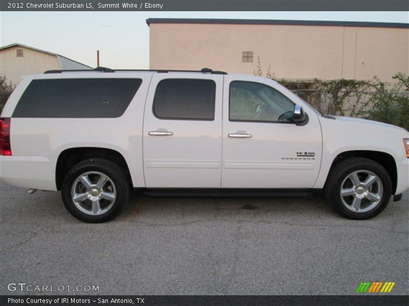 Summit White / Ebony 2012 Chevrolet Suburban LS