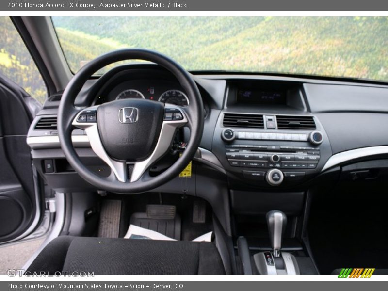 Alabaster Silver Metallic / Black 2010 Honda Accord EX Coupe