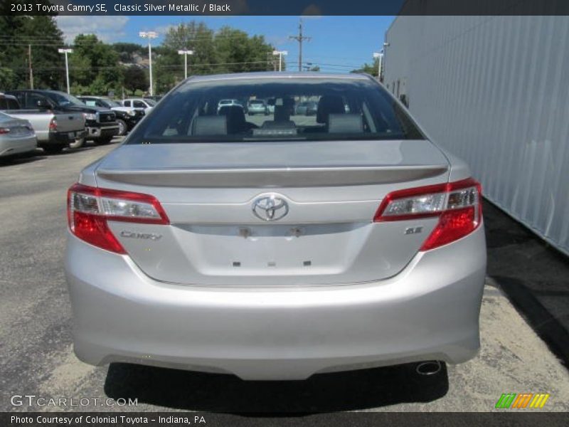 Classic Silver Metallic / Black 2013 Toyota Camry SE