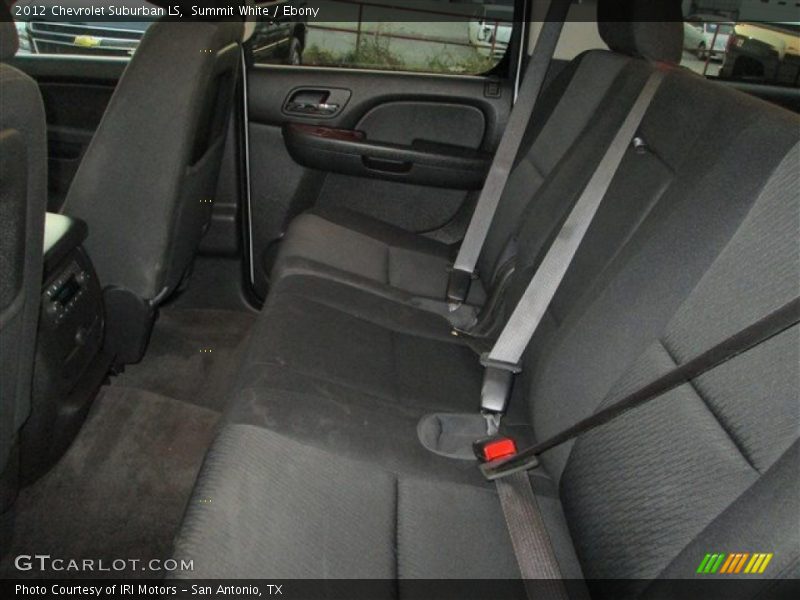 Rear Seat of 2012 Suburban LS