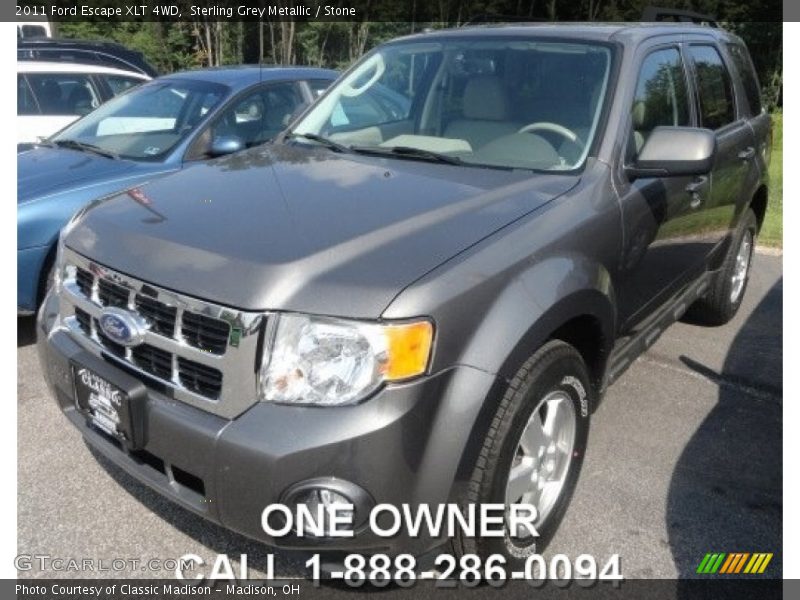 Sterling Grey Metallic / Stone 2011 Ford Escape XLT 4WD