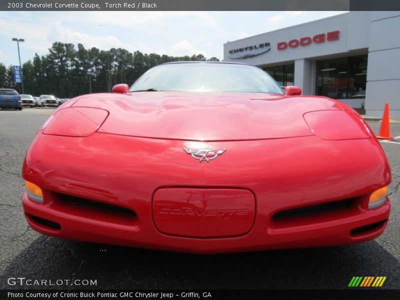 Torch Red / Black 2003 Chevrolet Corvette Coupe