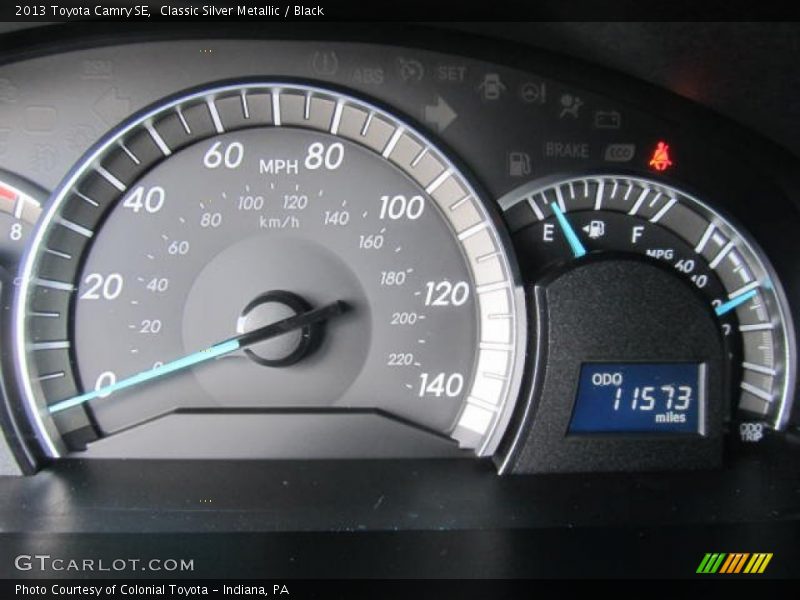 Classic Silver Metallic / Black 2013 Toyota Camry SE
