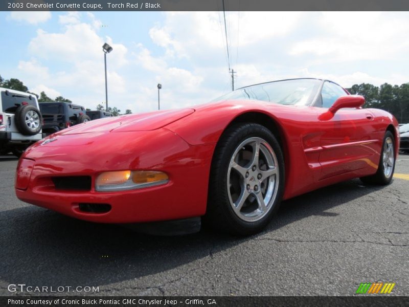 Torch Red / Black 2003 Chevrolet Corvette Coupe