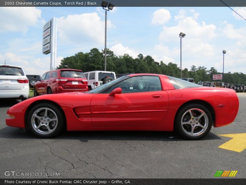Torch Red / Black 2003 Chevrolet Corvette Coupe