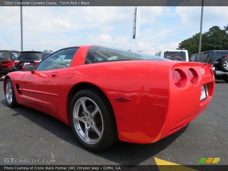 Torch Red / Black 2003 Chevrolet Corvette Coupe