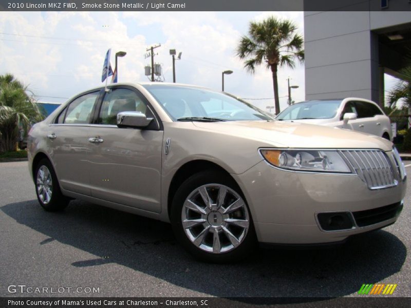 Smoke Stone Metallic / Light Camel 2010 Lincoln MKZ FWD
