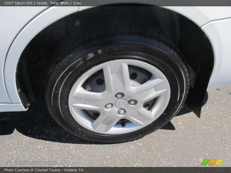 Polar White / Gray 2007 Saturn ION 2 Sedan