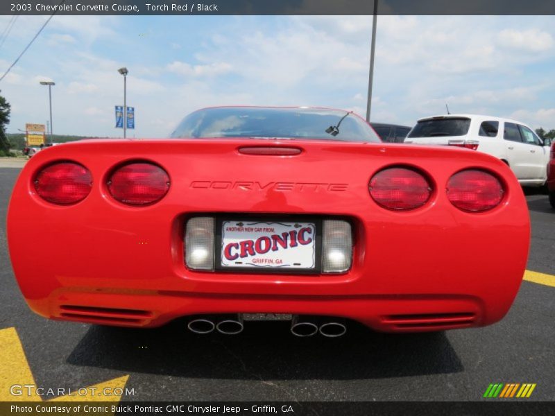 Torch Red / Black 2003 Chevrolet Corvette Coupe