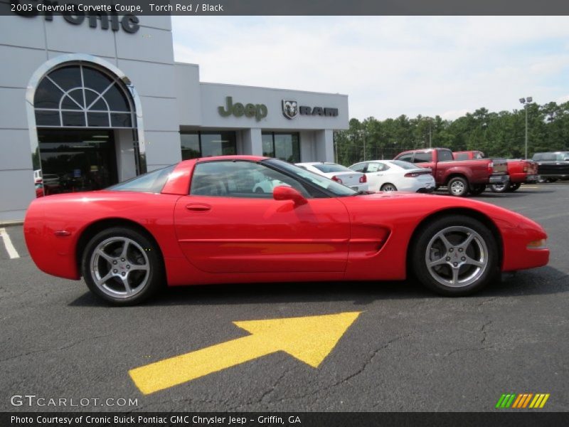 Torch Red / Black 2003 Chevrolet Corvette Coupe