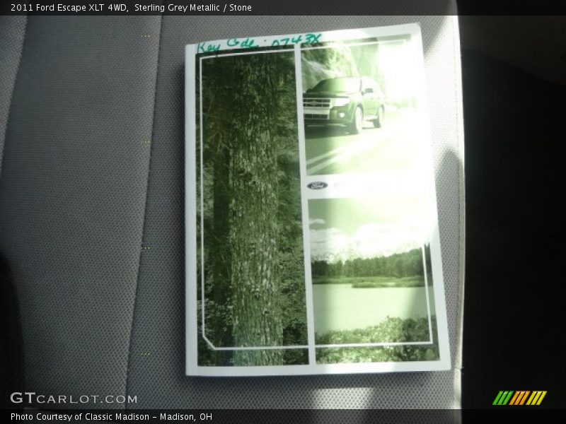 Sterling Grey Metallic / Stone 2011 Ford Escape XLT 4WD