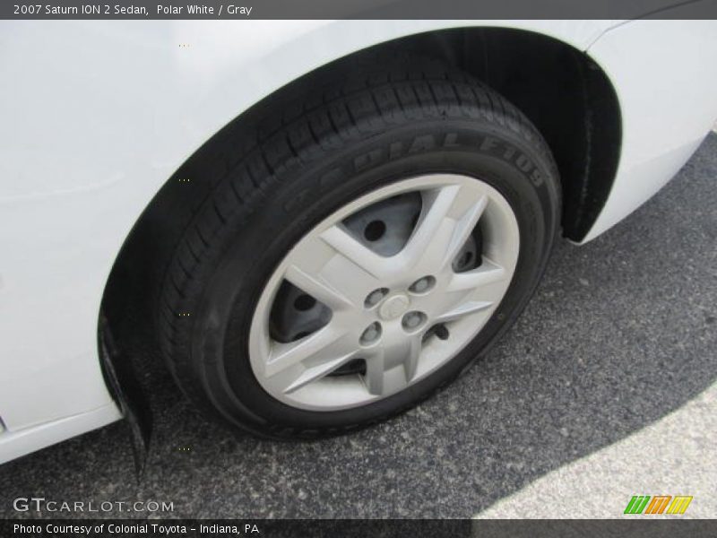 Polar White / Gray 2007 Saturn ION 2 Sedan