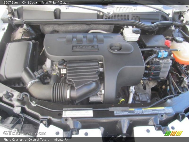 Polar White / Gray 2007 Saturn ION 2 Sedan