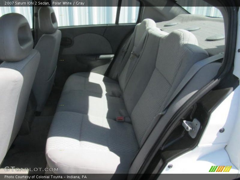 Polar White / Gray 2007 Saturn ION 2 Sedan
