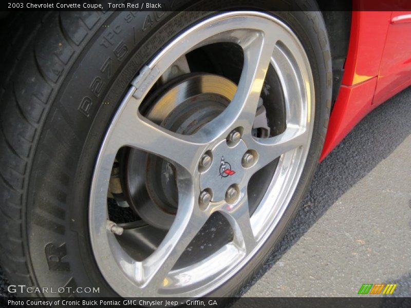 Torch Red / Black 2003 Chevrolet Corvette Coupe