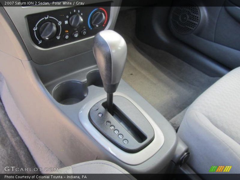 Polar White / Gray 2007 Saturn ION 2 Sedan