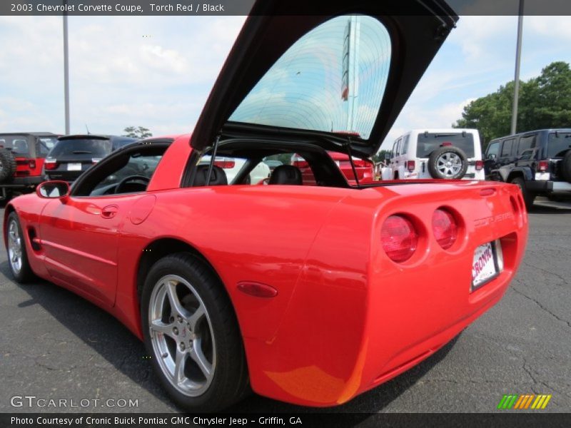 Torch Red / Black 2003 Chevrolet Corvette Coupe