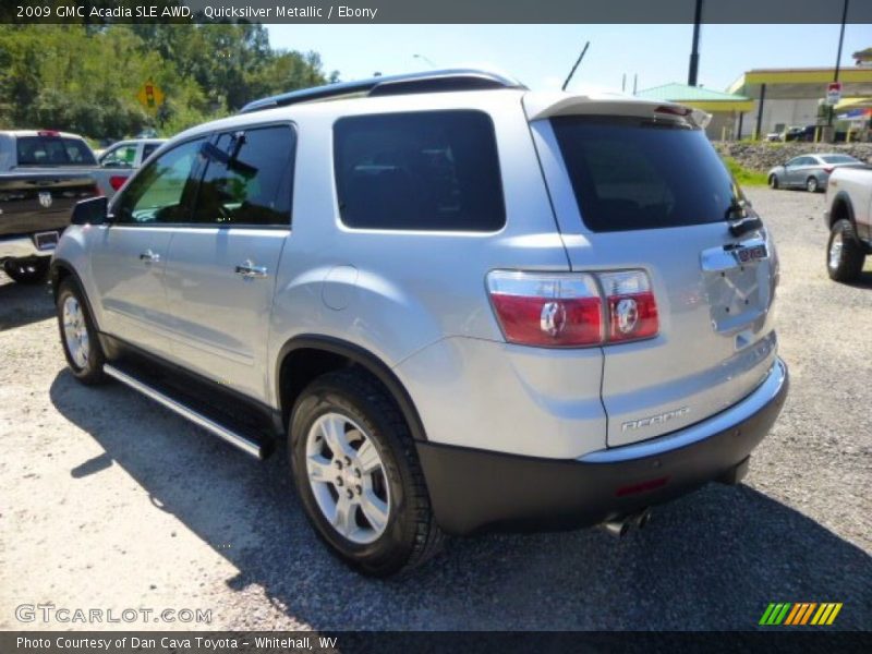 Quicksilver Metallic / Ebony 2009 GMC Acadia SLE AWD