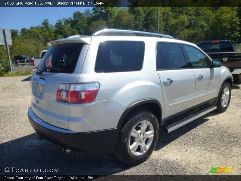 Quicksilver Metallic / Ebony 2009 GMC Acadia SLE AWD
