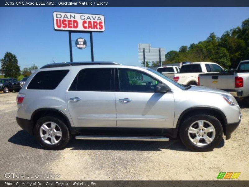 Quicksilver Metallic / Ebony 2009 GMC Acadia SLE AWD