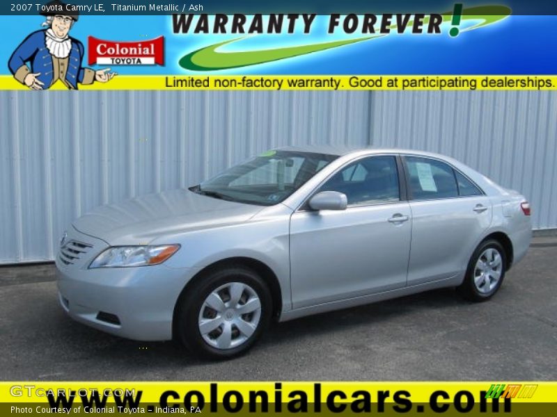 Titanium Metallic / Ash 2007 Toyota Camry LE