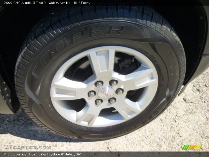 Quicksilver Metallic / Ebony 2009 GMC Acadia SLE AWD