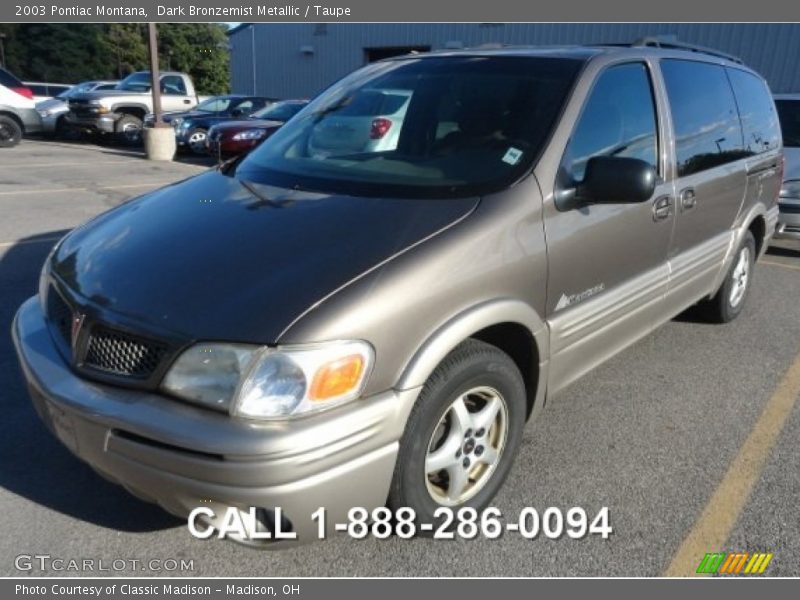Dark Bronzemist Metallic / Taupe 2003 Pontiac Montana
