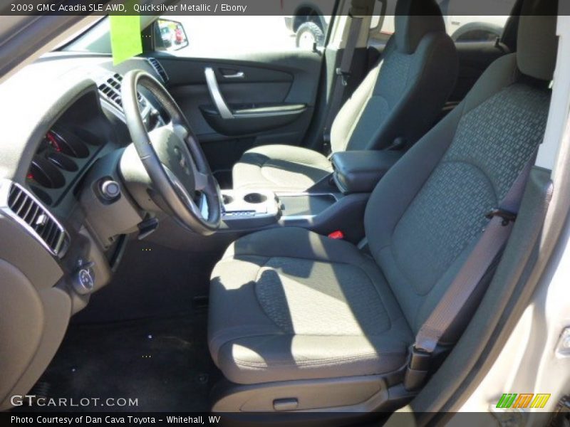 Quicksilver Metallic / Ebony 2009 GMC Acadia SLE AWD