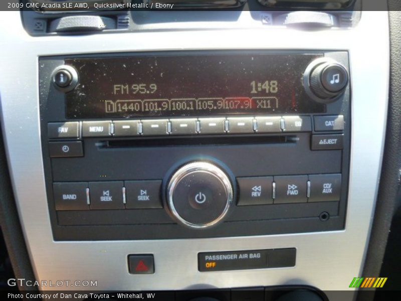 Quicksilver Metallic / Ebony 2009 GMC Acadia SLE AWD