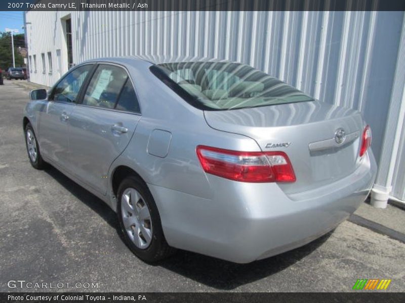 Titanium Metallic / Ash 2007 Toyota Camry LE