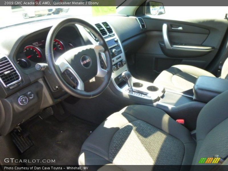 Quicksilver Metallic / Ebony 2009 GMC Acadia SLE AWD