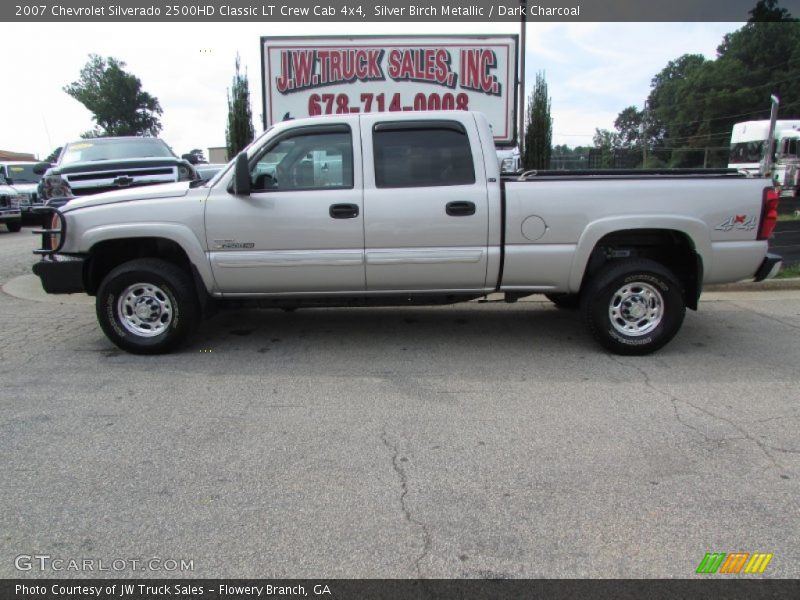 Silver Birch Metallic / Dark Charcoal 2007 Chevrolet Silverado 2500HD Classic LT Crew Cab 4x4