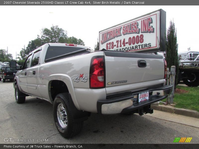 Silver Birch Metallic / Dark Charcoal 2007 Chevrolet Silverado 2500HD Classic LT Crew Cab 4x4