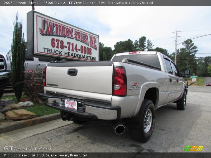 Silver Birch Metallic / Dark Charcoal 2007 Chevrolet Silverado 2500HD Classic LT Crew Cab 4x4