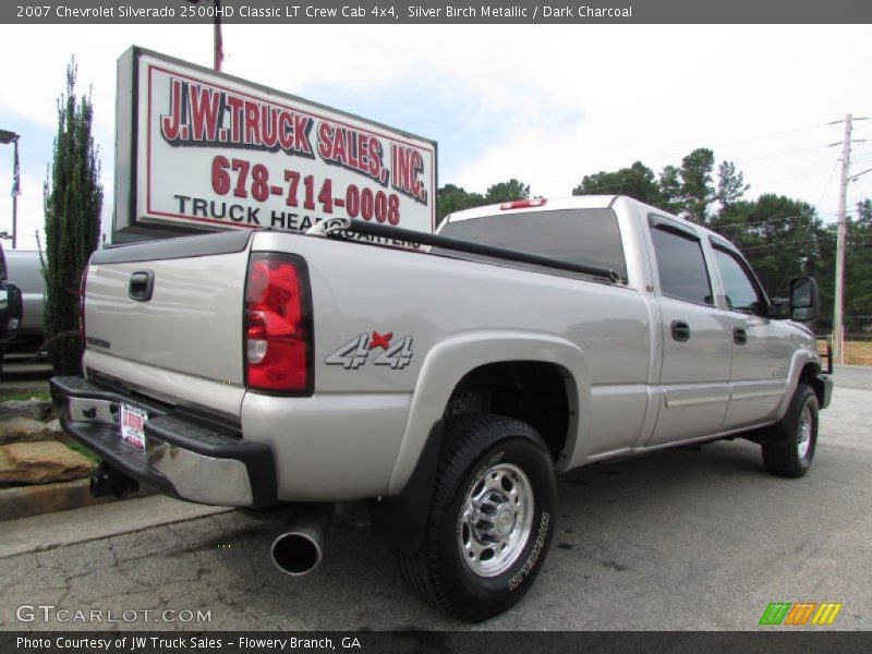 Silver Birch Metallic / Dark Charcoal 2007 Chevrolet Silverado 2500HD Classic LT Crew Cab 4x4