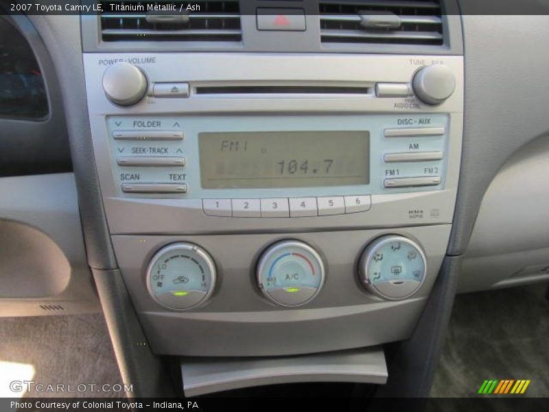 Titanium Metallic / Ash 2007 Toyota Camry LE