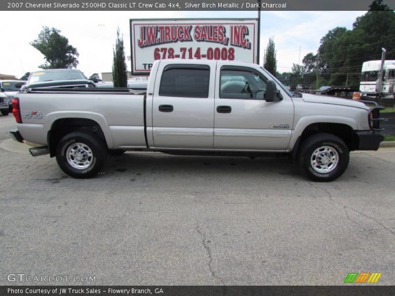 Silver Birch Metallic / Dark Charcoal 2007 Chevrolet Silverado 2500HD Classic LT Crew Cab 4x4