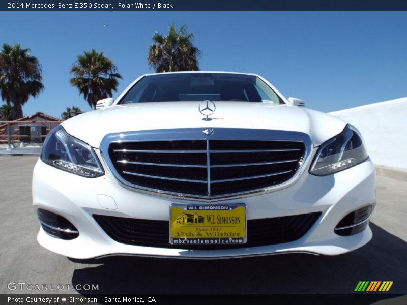 Polar White / Black 2014 Mercedes-Benz E 350 Sedan